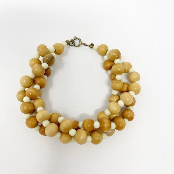 Wooden Beaded Bracelet - Picture 1 of 8